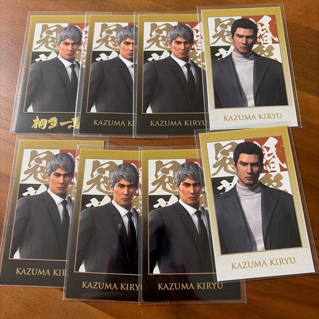 龍が如く 冠婚葬祭展 桐生一馬 イメージカードコレクション 箔押し