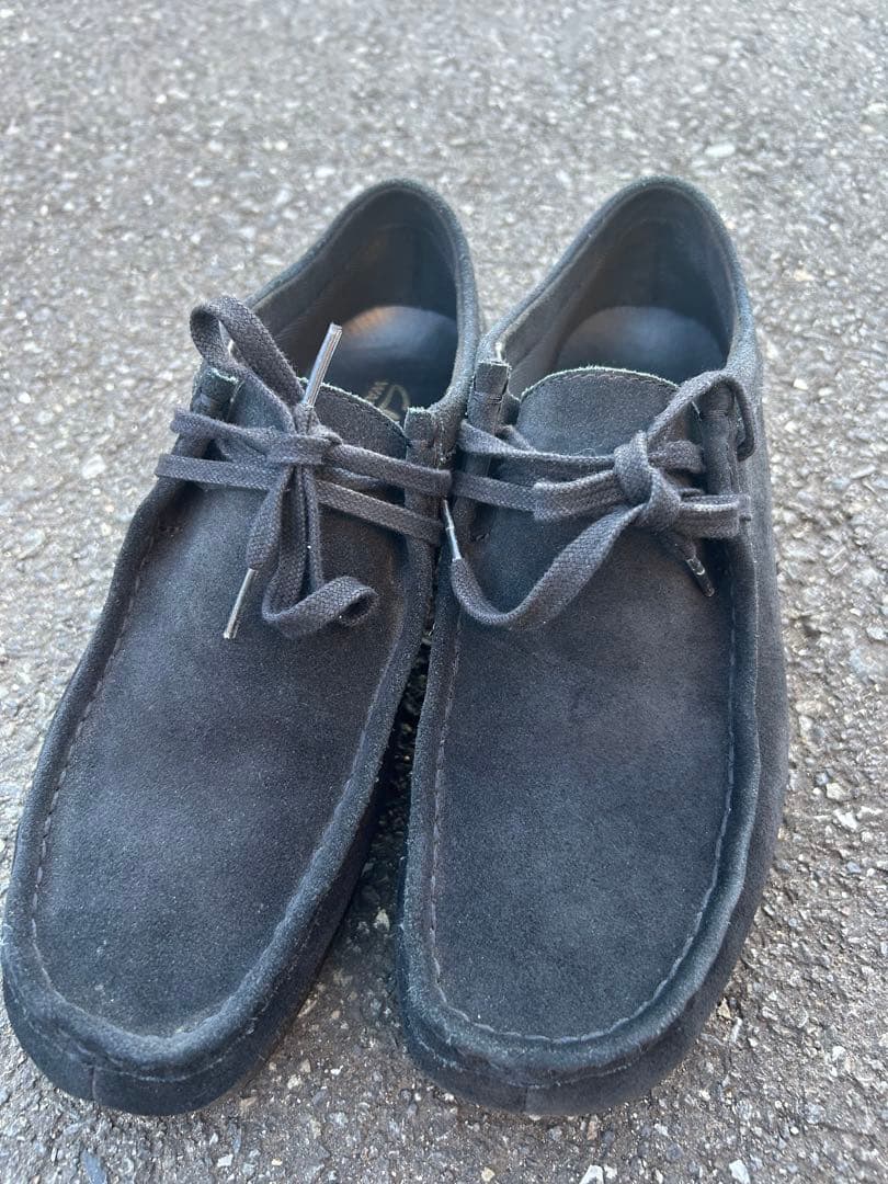 Clarks ワラビー ブラック 27.5cm 箱付き