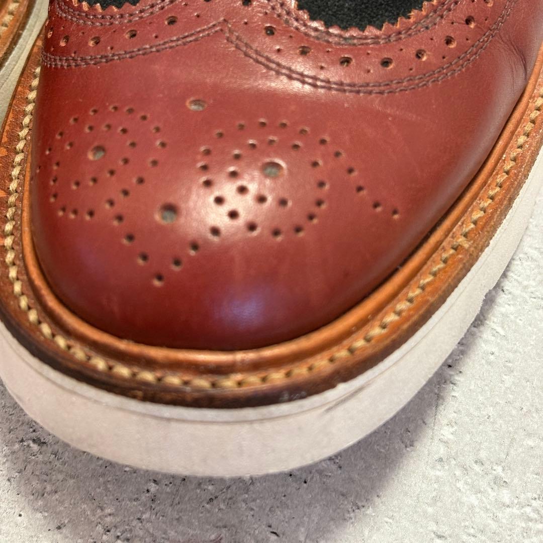 サンダース SANDERS (UK7.5) DUFFER別注 レザースニーカー - メルカリ