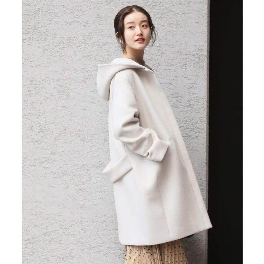 イエナ IENA 二重織シャルムフードコクーンコート ウール 2way - メルカリ