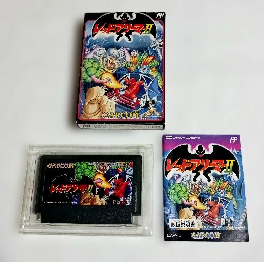 レッドアリーマー2 ファミコンソフト 箱 取扱説明書あり 動作確認済