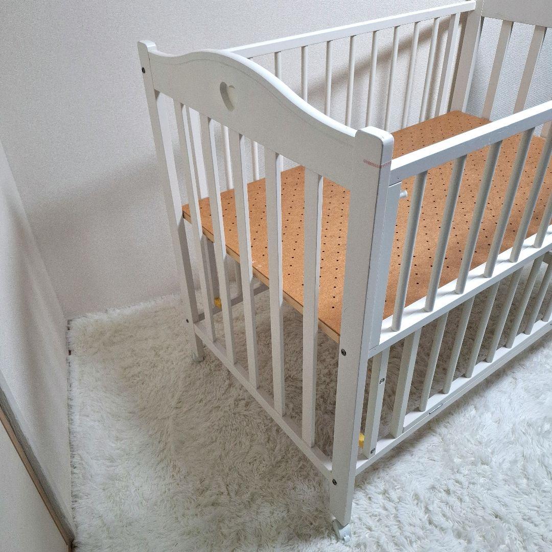 送料無料】石塚家具 スリーピー ハイ&ロー2wayベビーベッド ハイタイプ