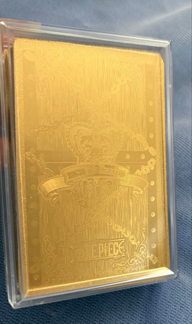 ★希少★ワンピース ONE PIECEゴールドトランプ ワンピース トランプ ゴールド - メルカリ