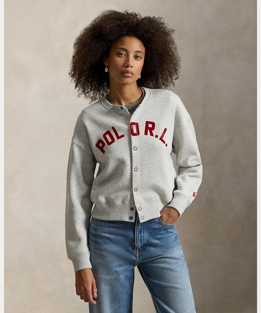 《クレマチス》Polo Ralph Lauren フリース カーディガン