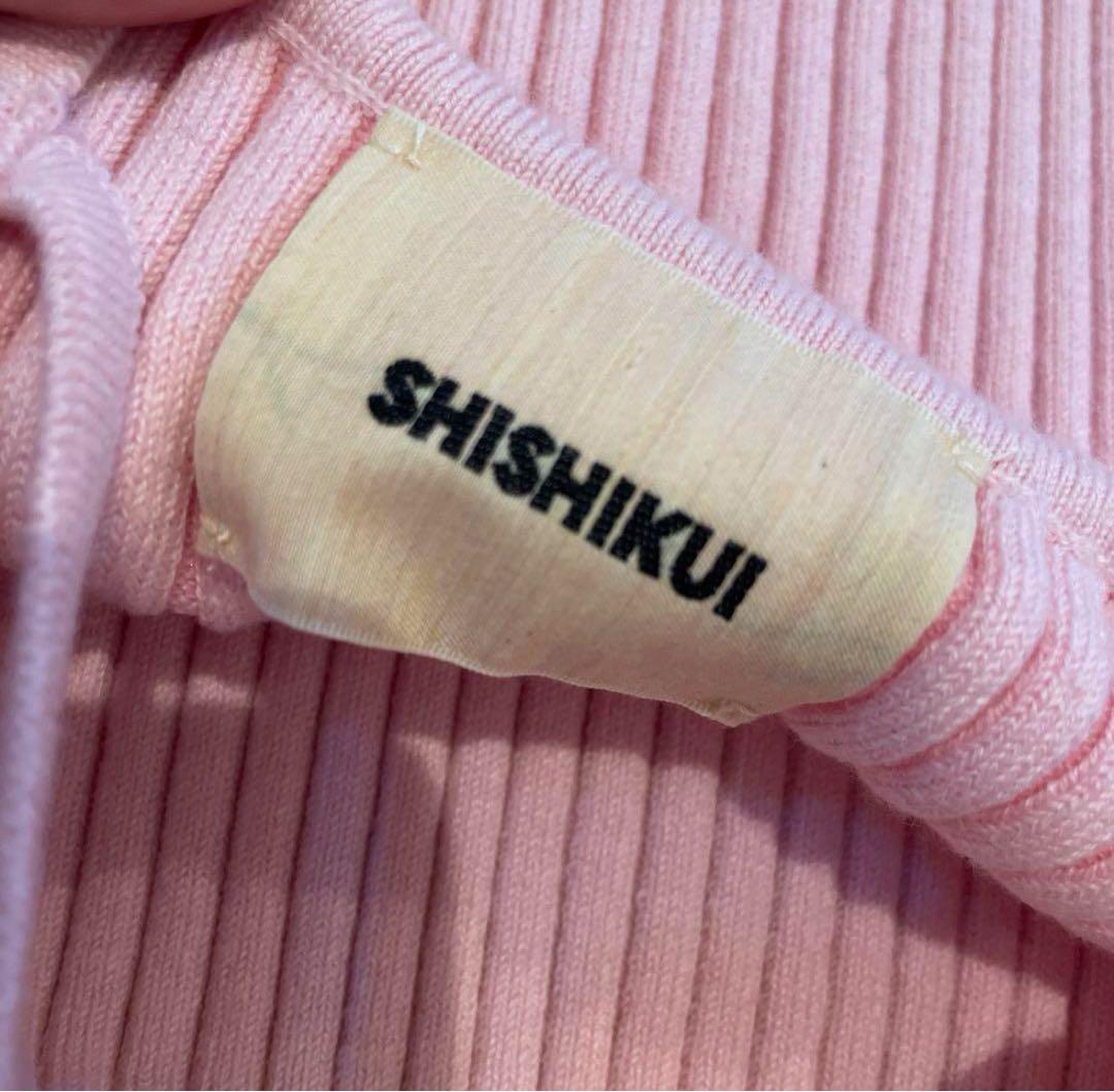 THE SHISHIKUI ニットキャミ ピンク - メルカリ