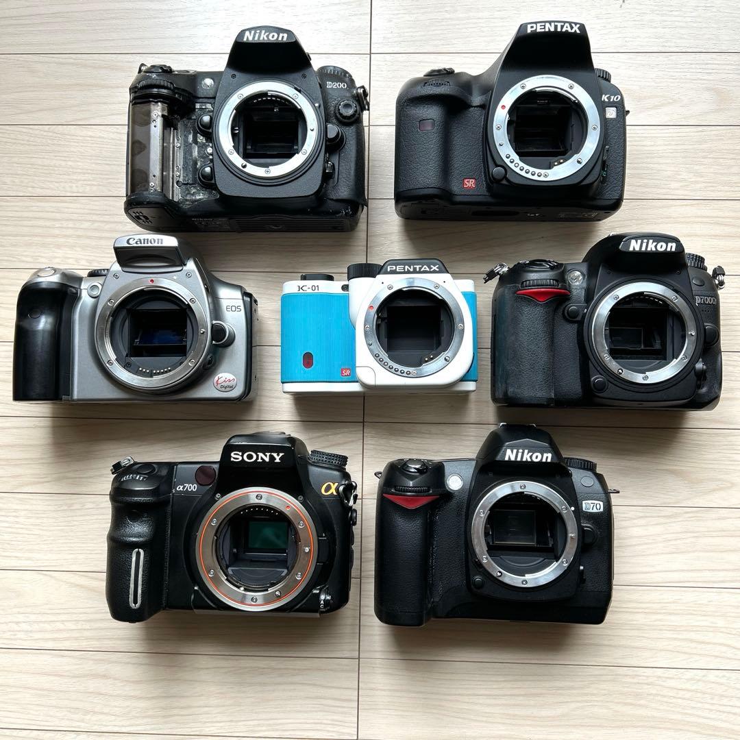 ジャンク デジタル一眼カメラ 7台セット まとめ売り - メルカリ