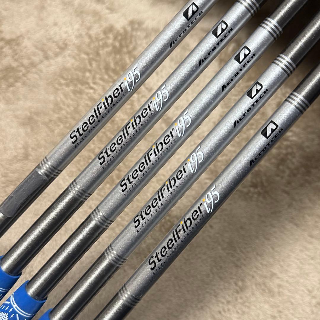 スチールファイバー i95 S 5本組 Sフレックス アイアン用シャフト SRIXON ZXi5 アイアン(5本セット) スチールファイバー i 95CW／80CW