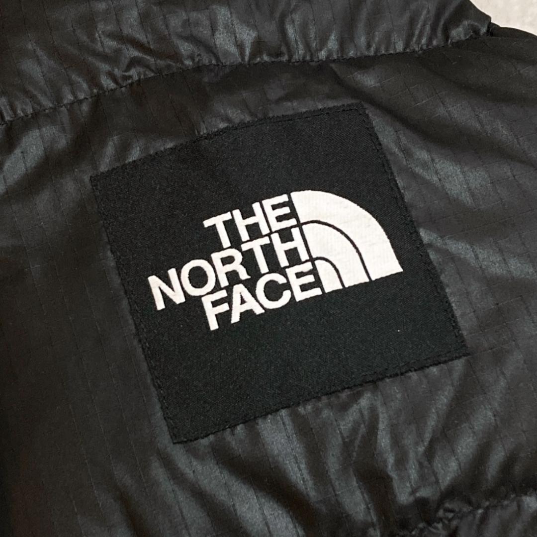 ザノースフェイス ダウンジャケット 刺繍ロゴ ブラック 95(M) 1449