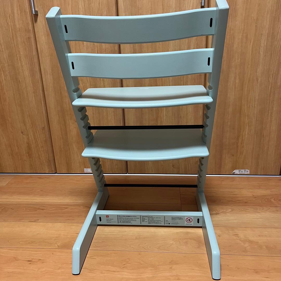 ストッケ トリップトラップ シリアル7 s/n7 水色 ベビーチェア