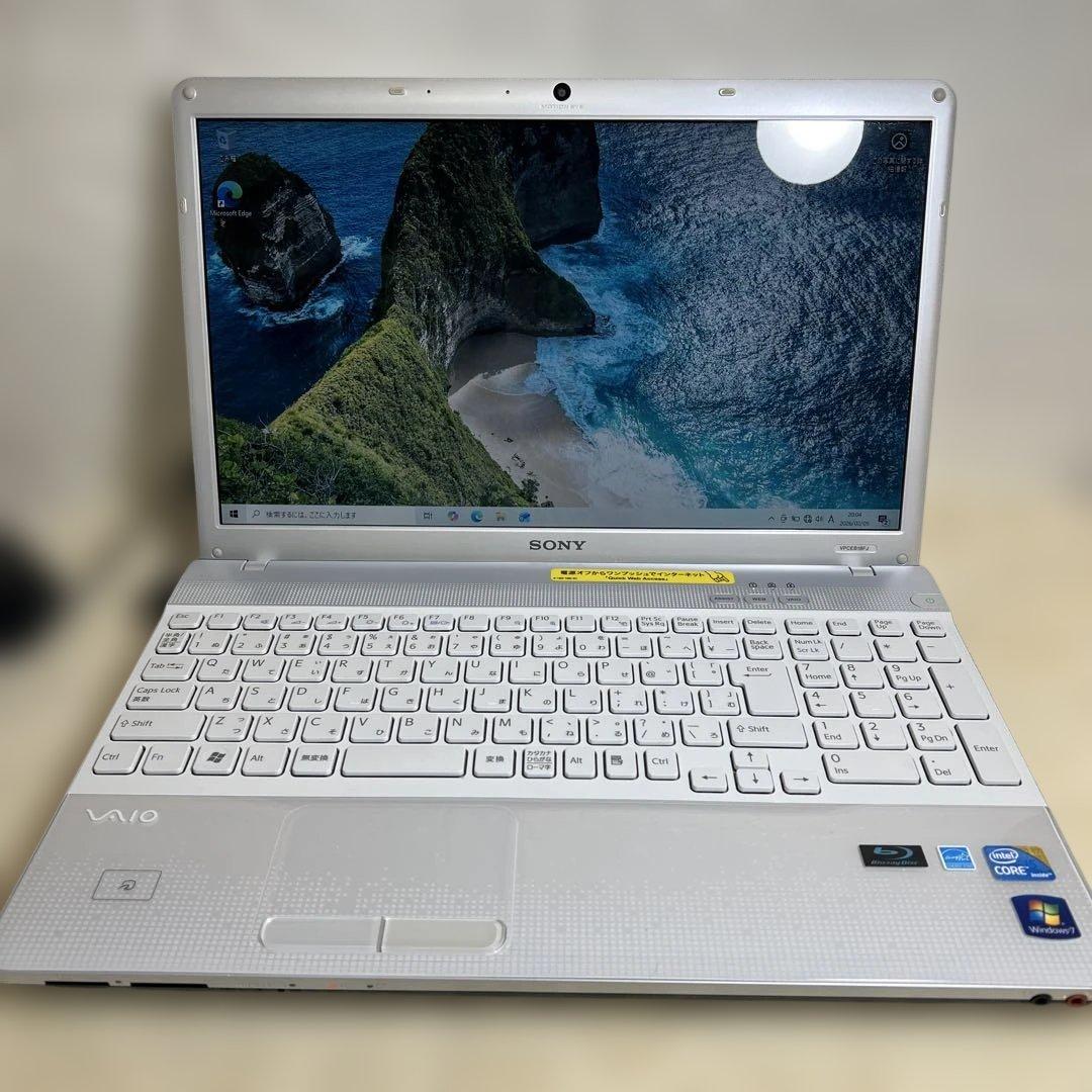 SONY VAIO 15.5インチ ホワイトノートPC VAIO S 中古 ノートパソコン SONY S15 VJS152C11N Corei5-7300HQ/8GB
