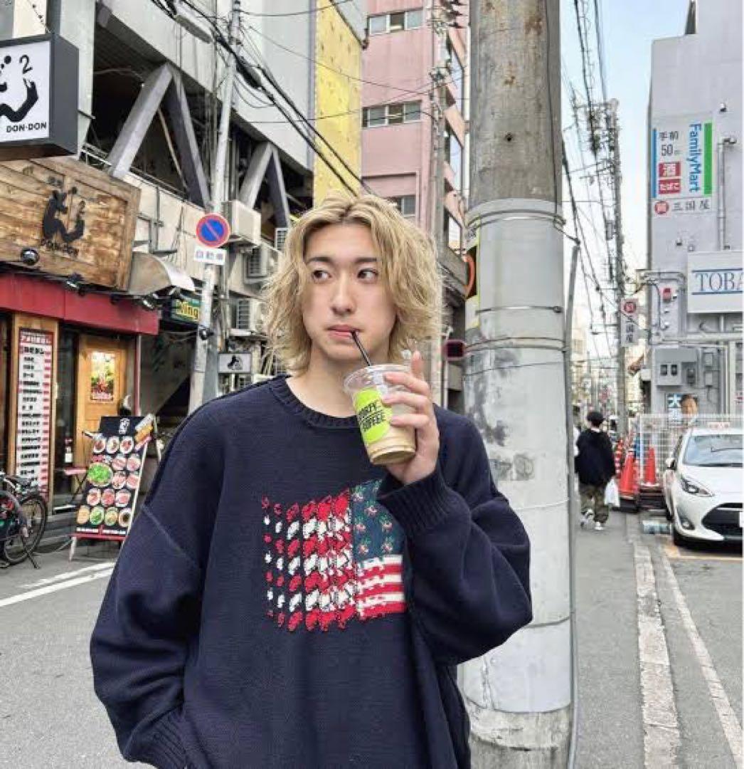 DAIRIKU × TTT MSW 星条旗ニット - メルカリ