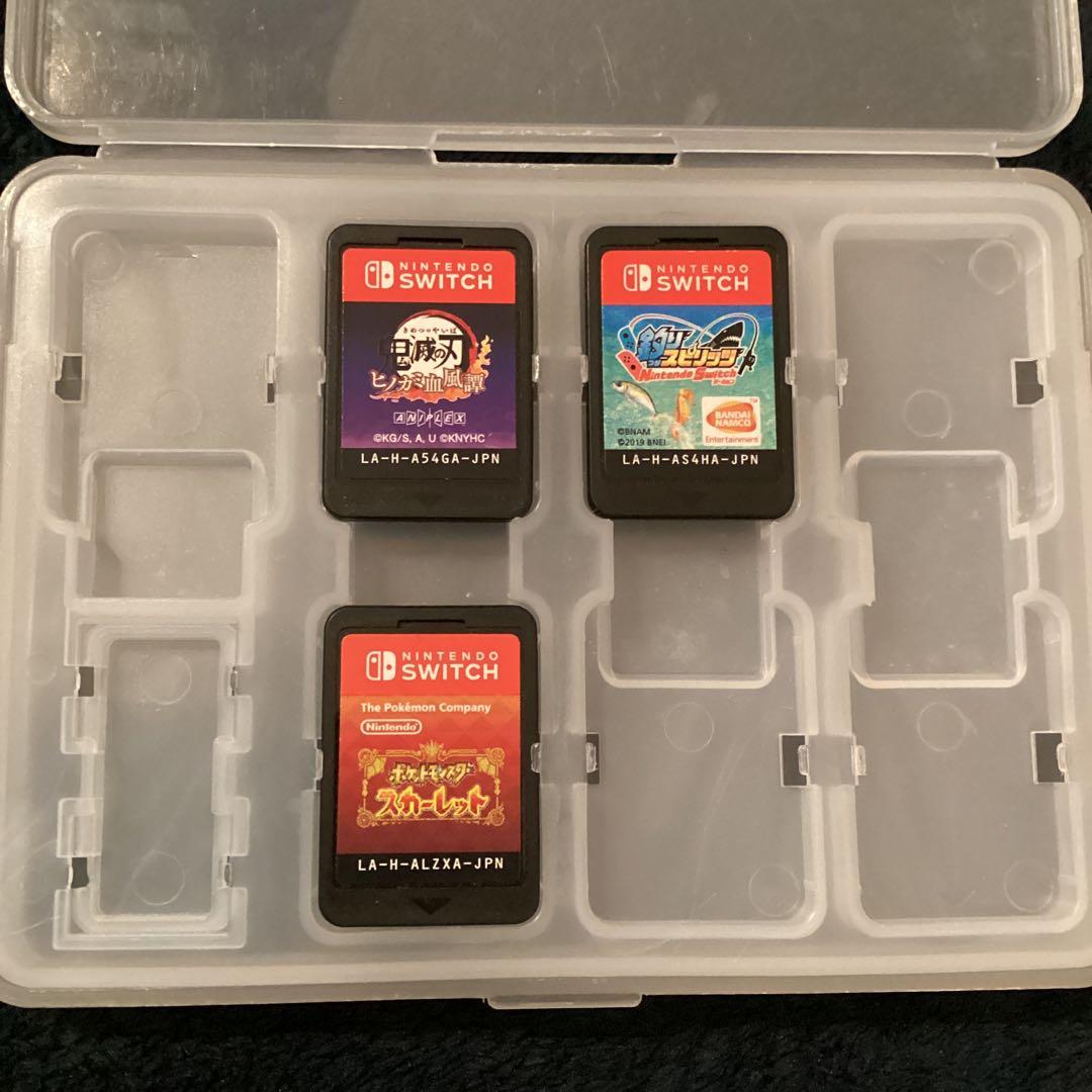 任天堂 switchゲームソフトまとめ売り3点 保護ケース付き Nintendo Switch本体ケース3点セット 本体ハードカバー キャリング