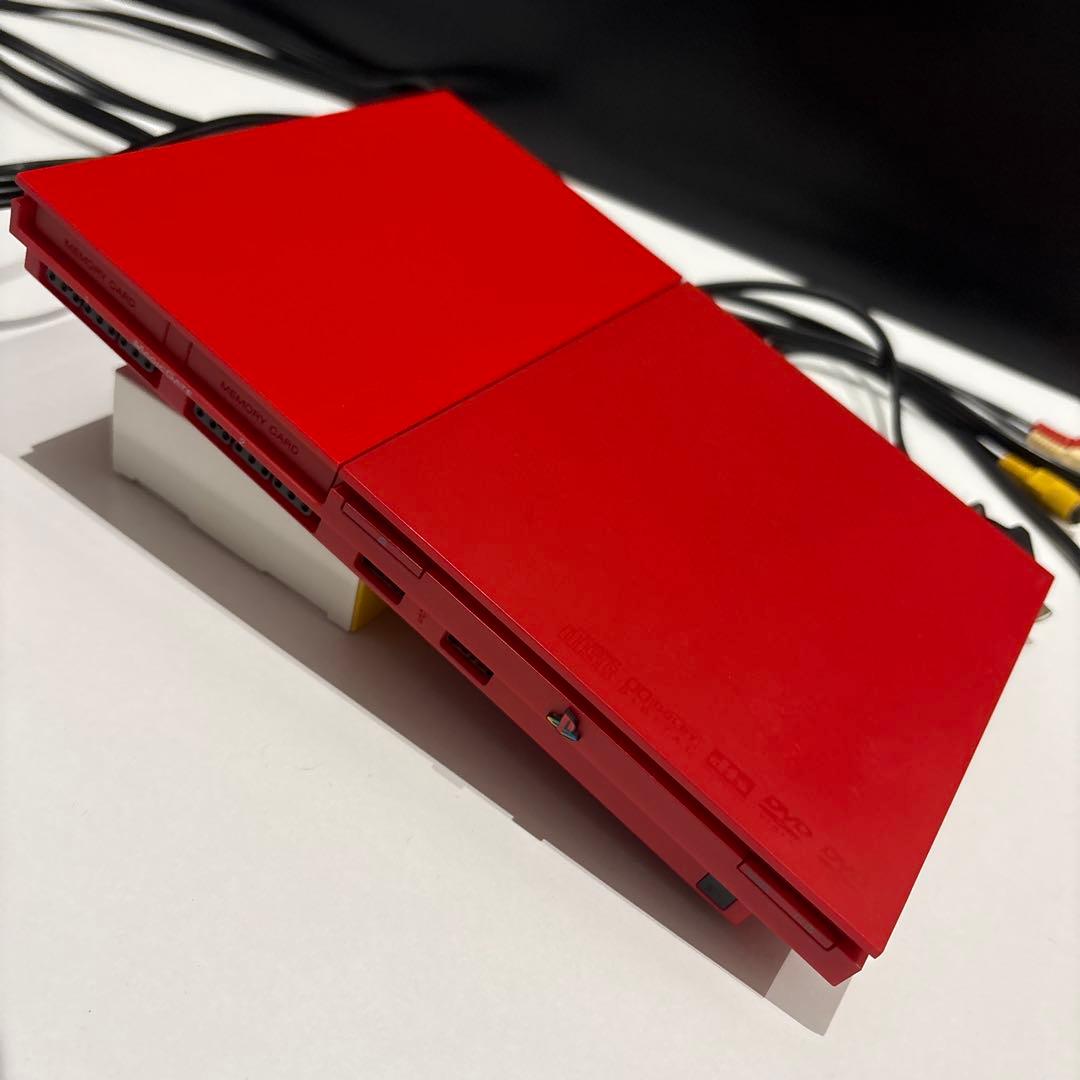 PS2 本体 シナバーレッド SCPH90000 スーパーファミコン本体 セット