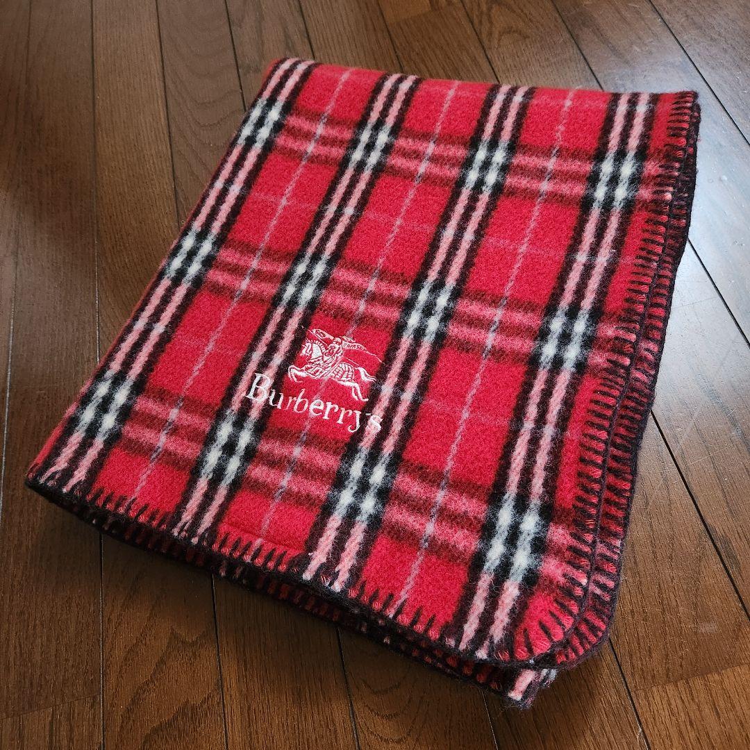 Burberrysバーバリーブランケット ウール100% - メルカリ