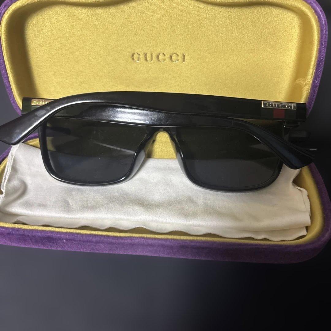 GUCCI グッチ ブラック サングラス ケース付 - メルカリ
