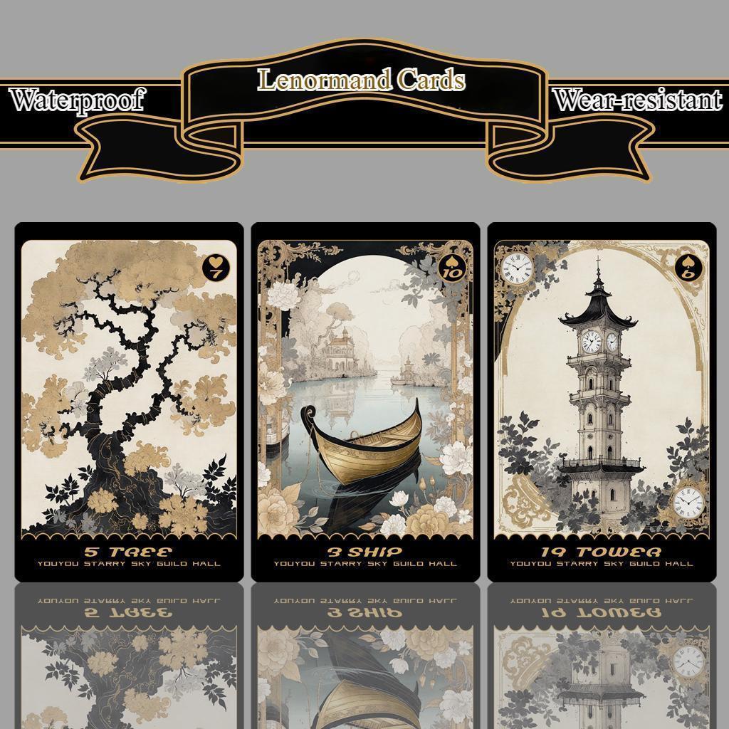 正規品ルノルマンカード】美麗✨海外インディーズ✨シックで上品な色彩