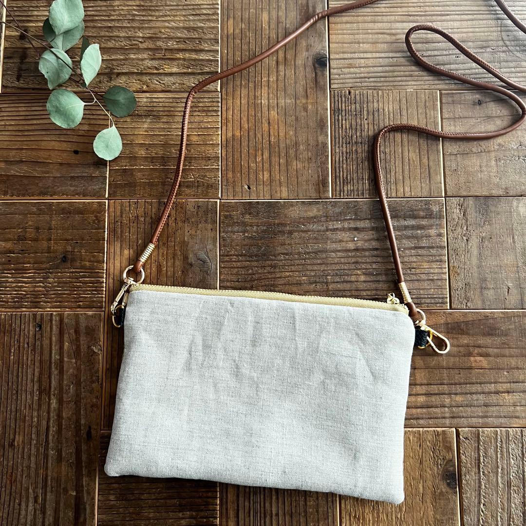 ミナペルホネンハンドメイドポシェットポーチ サコッシュsymphony