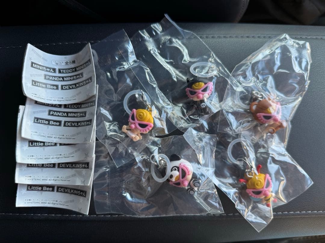 ヒスミニ※店舗限定ピンク※ガチャ コンプリート全5種 めじるし