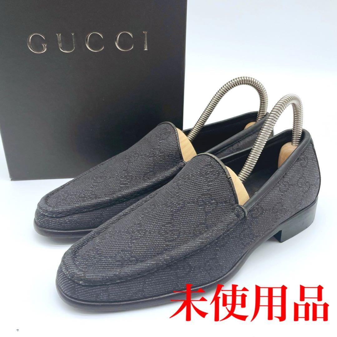 未使用品 GUCCI ローファー スリッポン GG キャンバス - メルカリ