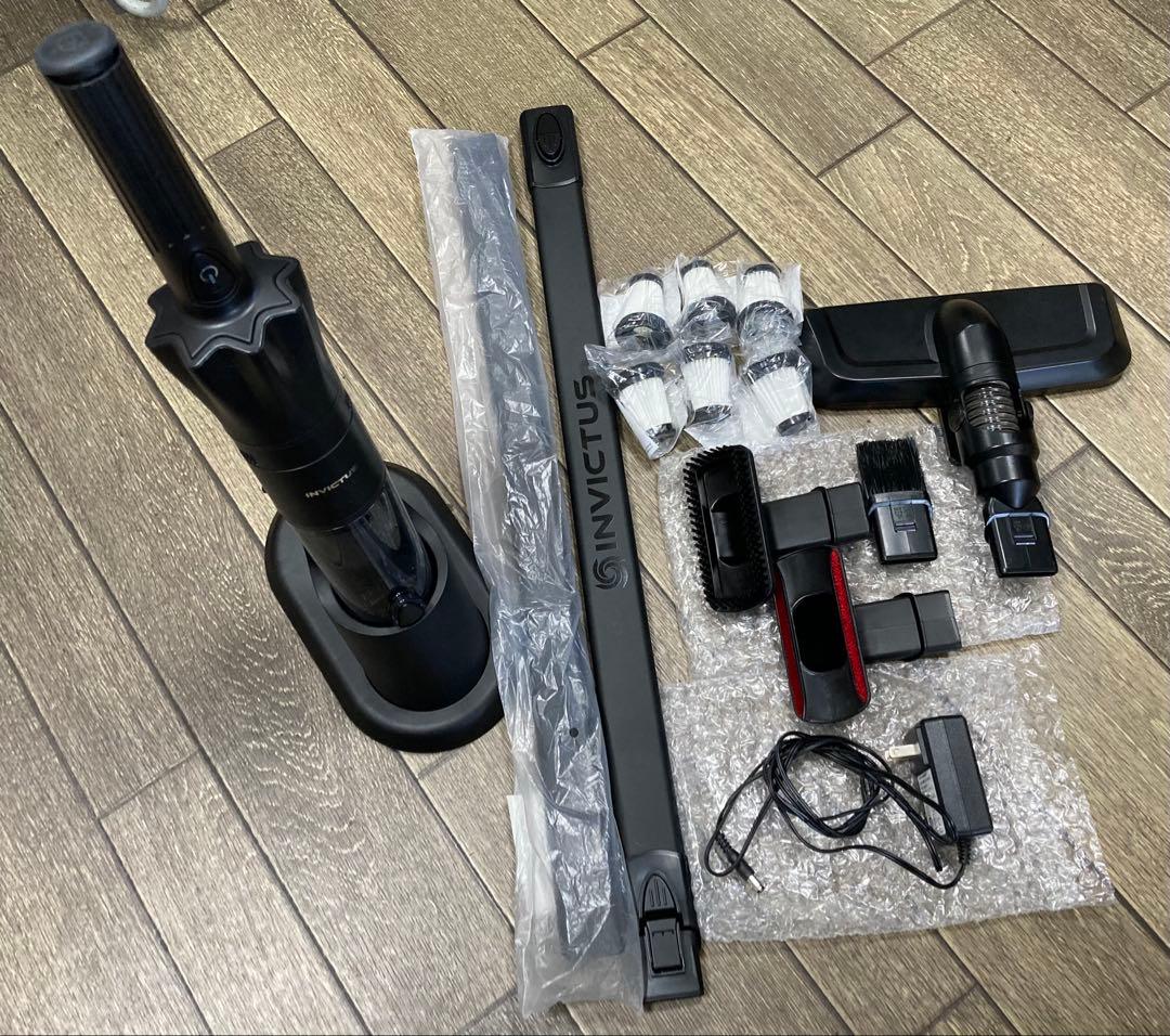 インビクタス ワン　スティッククリーナーフィルター6個付き　ブラック ショップジャパン（Shop Japan） 公式 返品保証付 インビクタス ワン