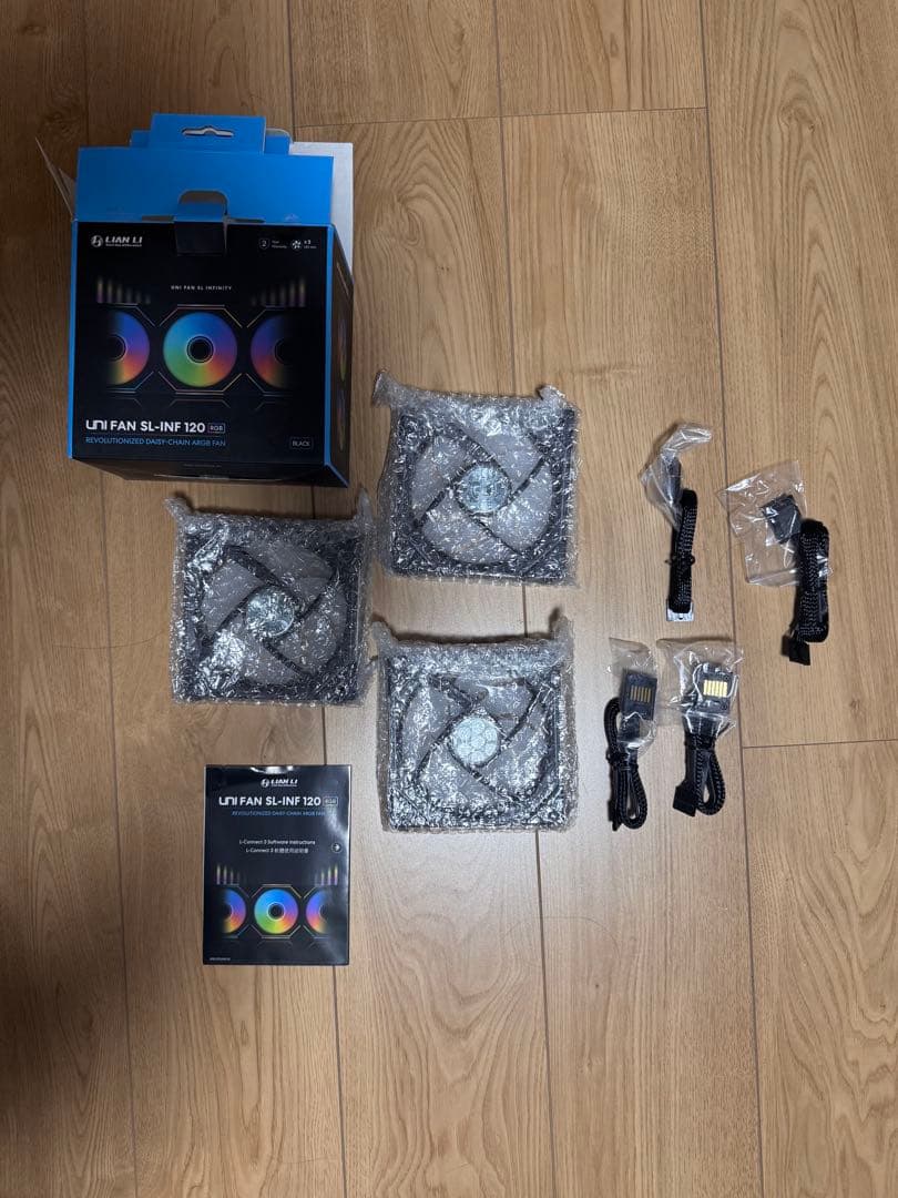 Lian Li UNI FAN SL-INF 120 3個セット Amazon.com: Lian Li UNI Fan SL-Infinity 120mm-Triple Pack-ARGB Fan