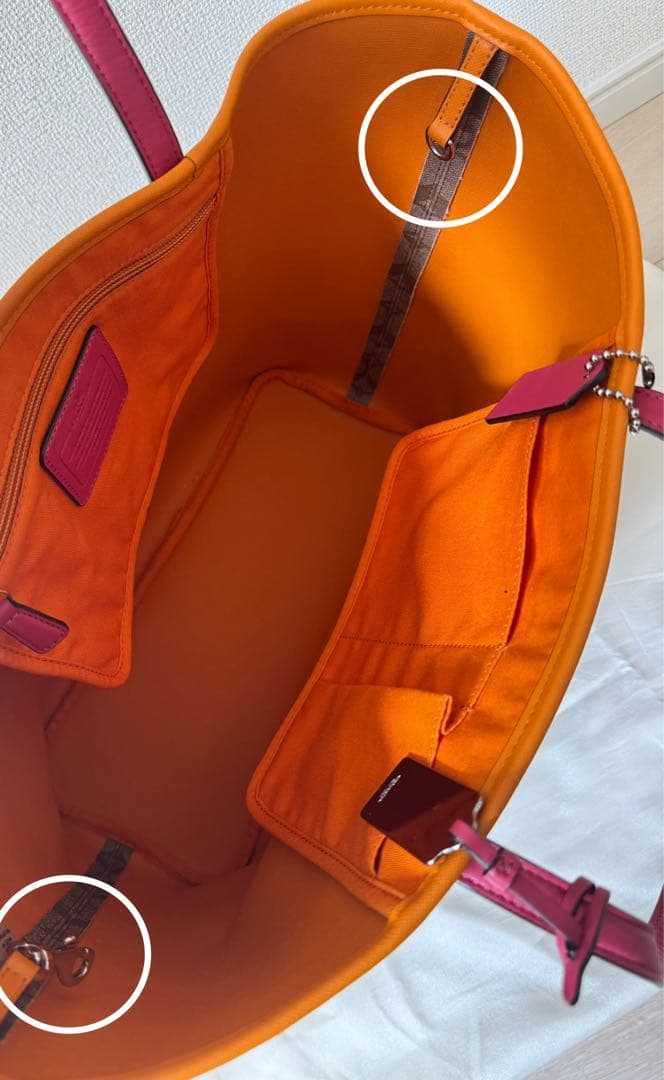 コーチ トートバッグ シグネチャー 未使用 保存袋付き A4収納可 - メルカリ