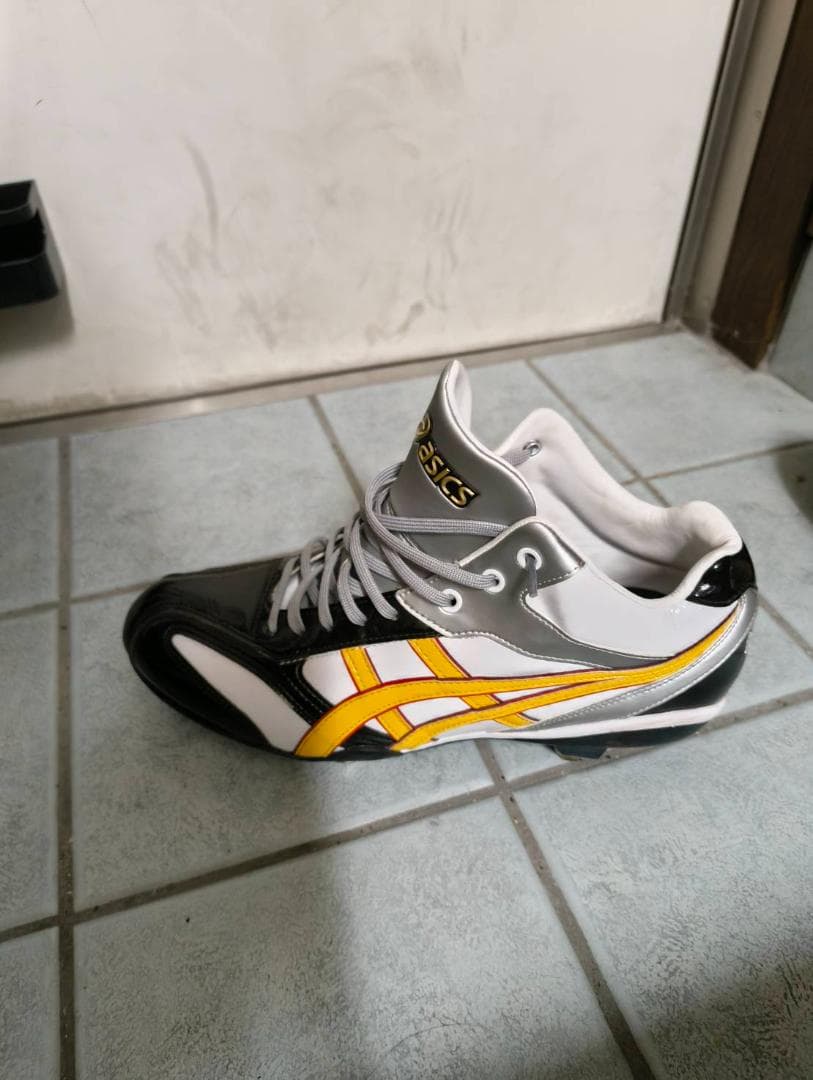 アシックス 野球 オーダースパイク 金具 28.5cm W ワイド 使用1回