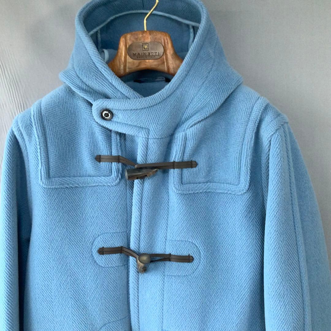 INVERTEREインバーティア ダッフルコート 36 サックスブルー 英国製