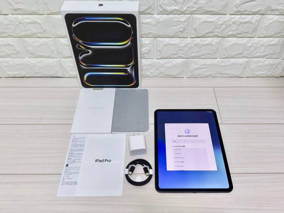 M4 iPadPro 11インチ 1TB MWR63J/A スペースブラック 11インチiPad Pro Wi‑Fiモデル 1TB（標準ガラス搭載）- スペース