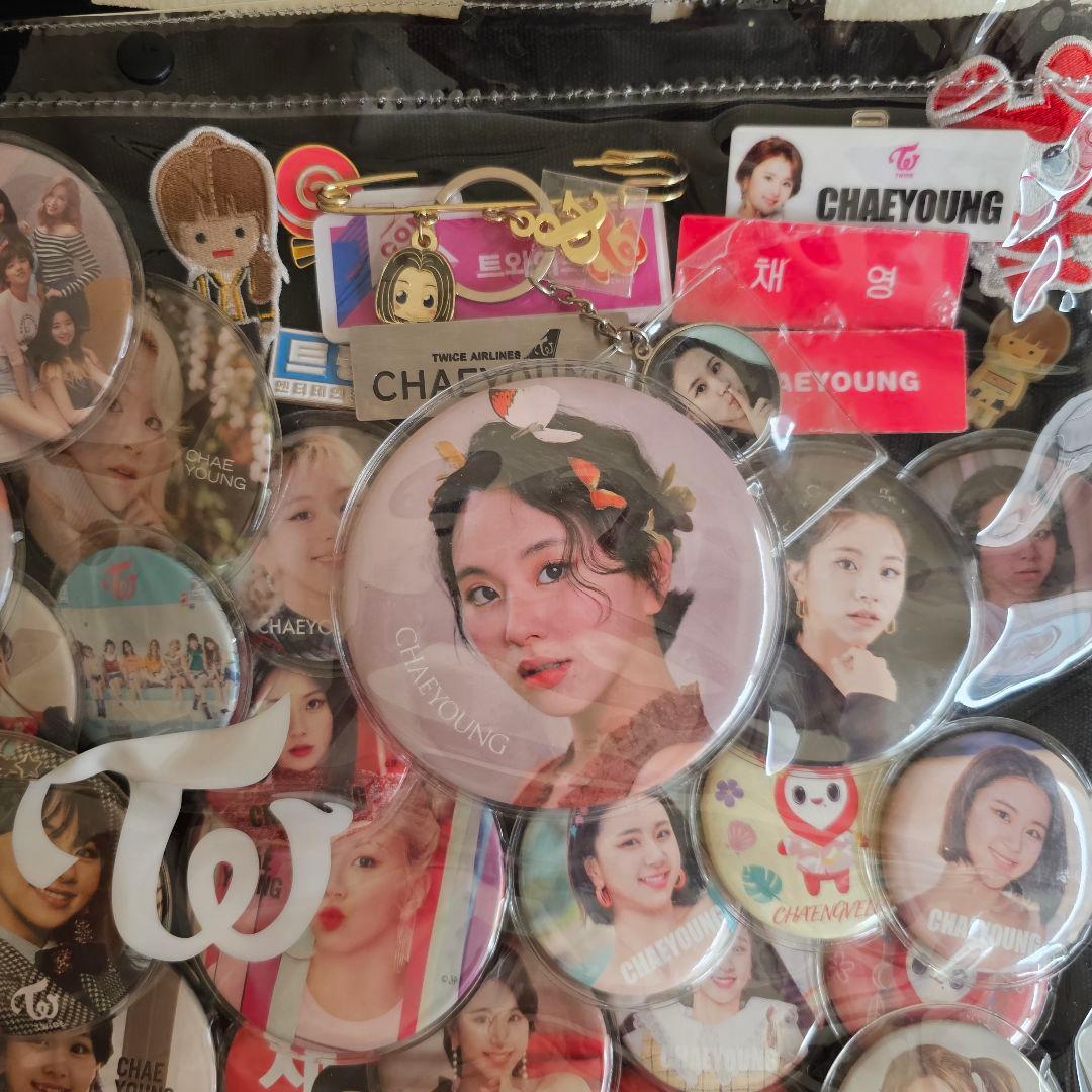 TWICE チェヨン 缶バッジ 痛バ - メルカリ