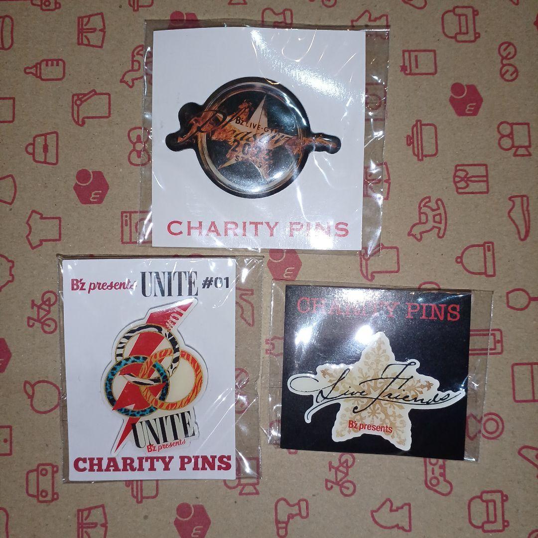 B'z 公式グッズ チャリティーピンズ(7点セット・おまけ付) - メルカリ