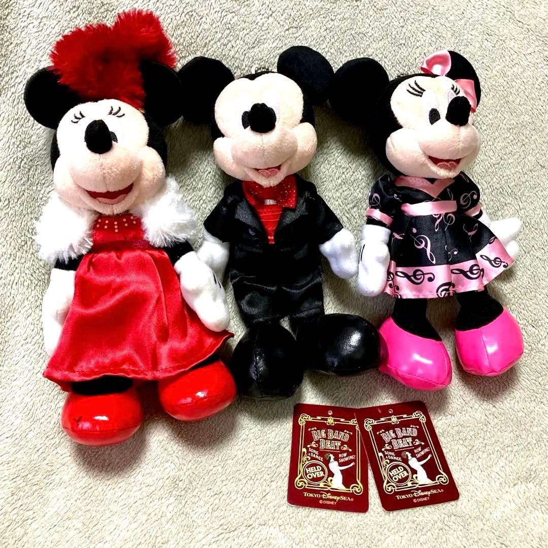 東京ディズニーシー『ビックバンドビート』 ぬいぐるみバッジセット