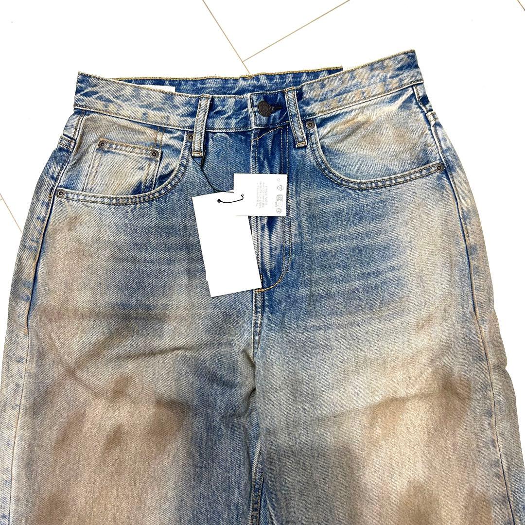 ZARA ヴィンテージ加工バギーフィットジーンズ アクネ風 メンズ - メルカリ