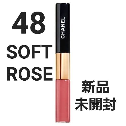 新品 CHANEL ルルージュデュオウルトラトゥニュ 48 ソフトローズ