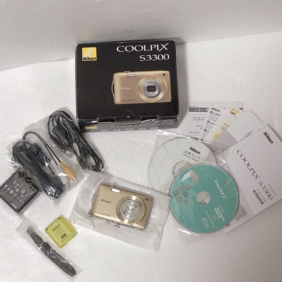 Nikon COOLPIX s3300 ゴールド デジタルカメラ