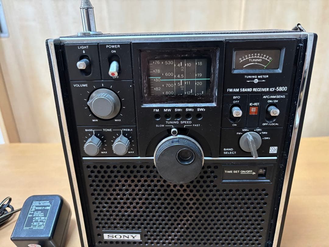 SONY スカイセンサーICF-5800 ACアダプター付属 完動品 - メルカリ