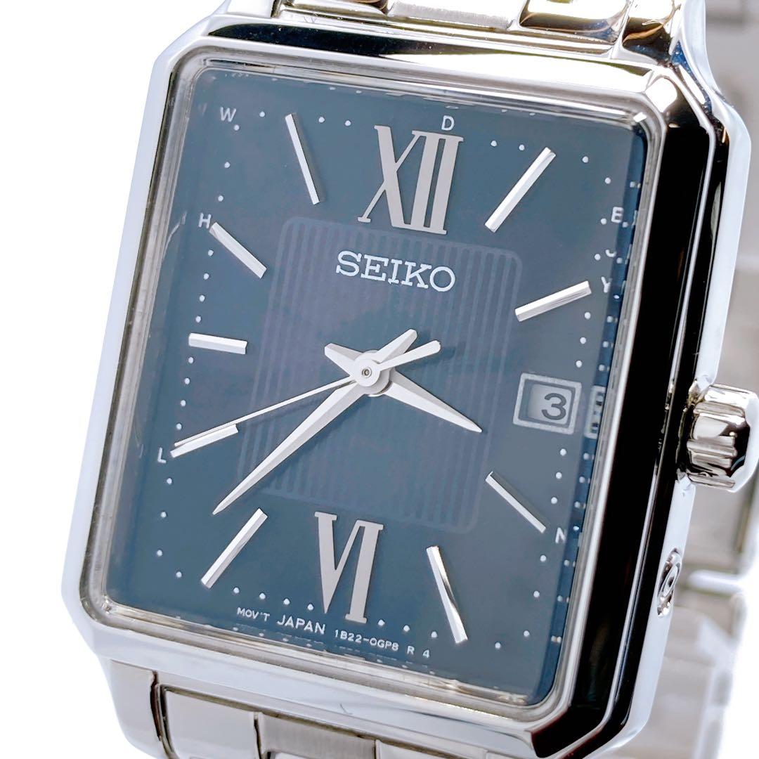 544 SEIKO セイコー 1B22-0CX0 ソーラー　デイト　腕時計 544 SEIKO セイコー 1B22-0CX0 ソーラー デイト 腕時計