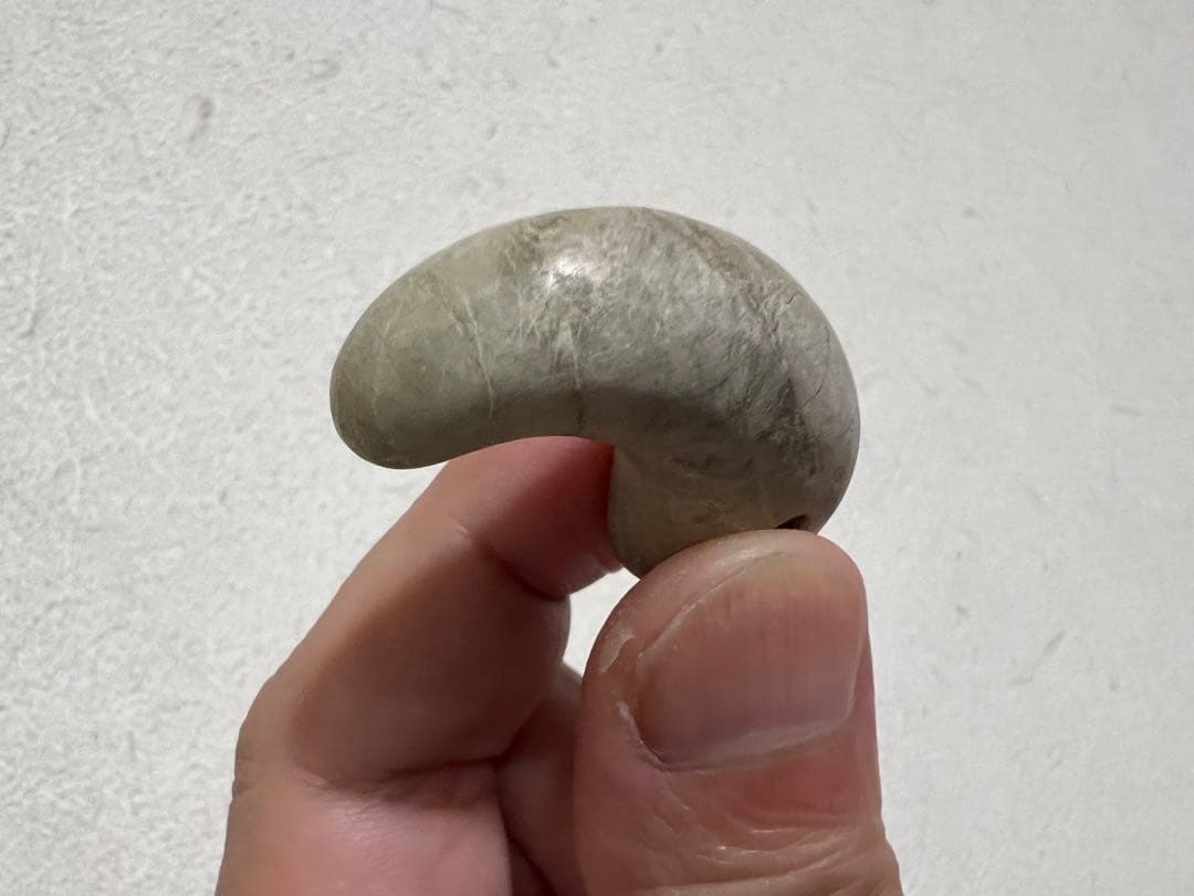 古墳 勾玉 滑石 茨城県 遺跡 出土 発掘 考古 骨董 古美術