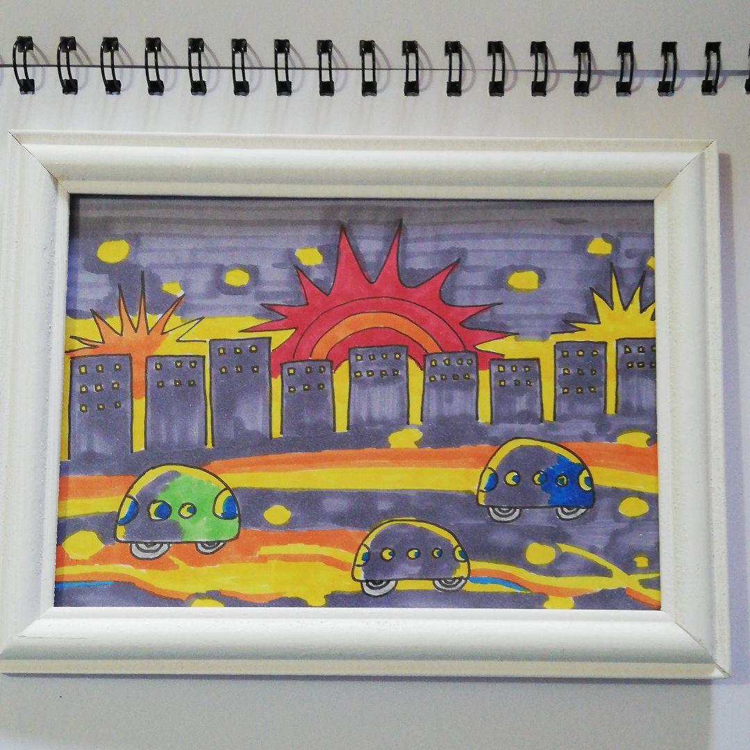 光の方へ「絵画」原画２L判サイズ 光の方へ「絵画」原画2L判サイズ 光の方へ「絵画」原画2L判サイズ 光