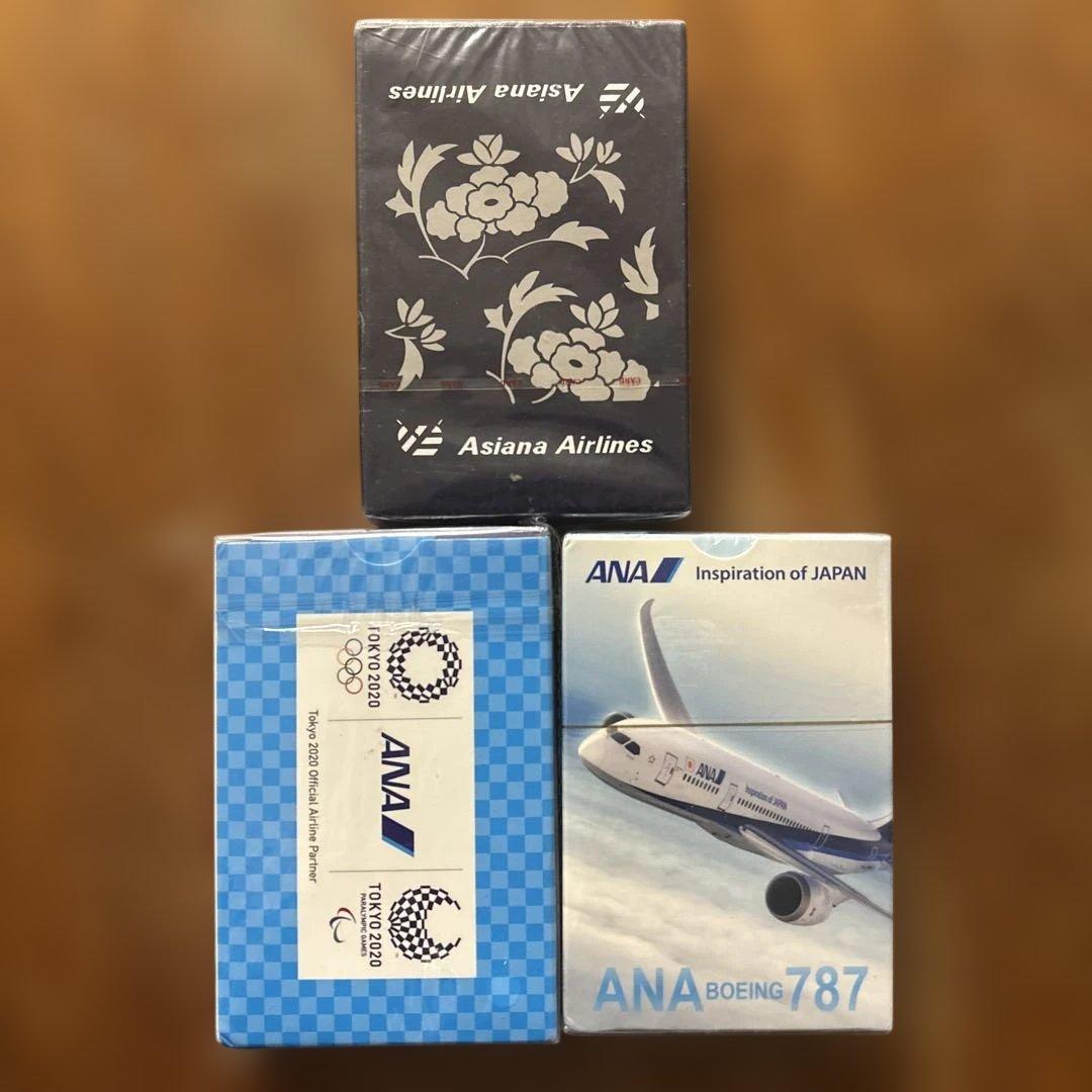 航空会社 トランプ 3個 ANA アシアナ - メルカリ
