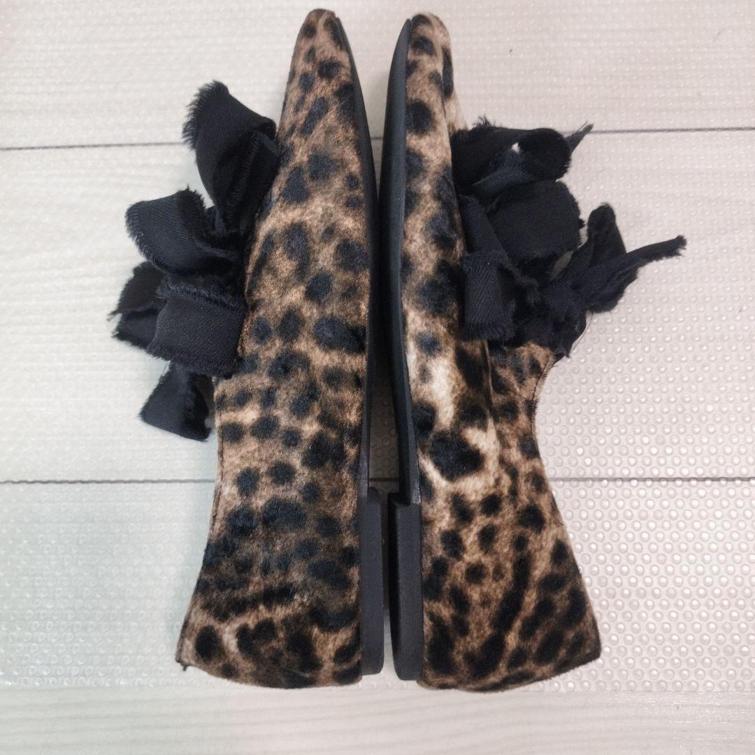 LE TALON GRISE サテンリボンバレリーナ レオパード 24cm - メルカリ