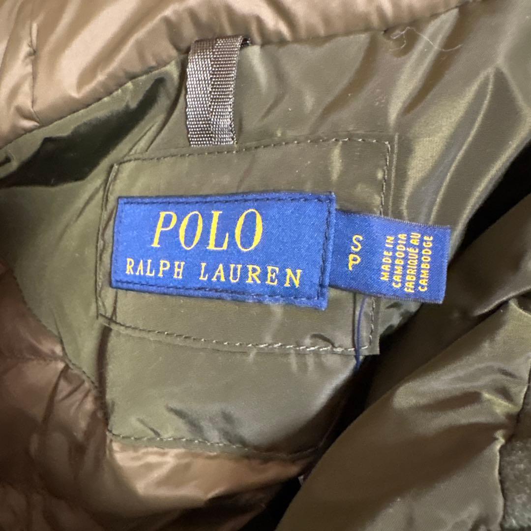 新品タグ付】ラルフローレン ダウンジャケット オリーブ（日本M相当