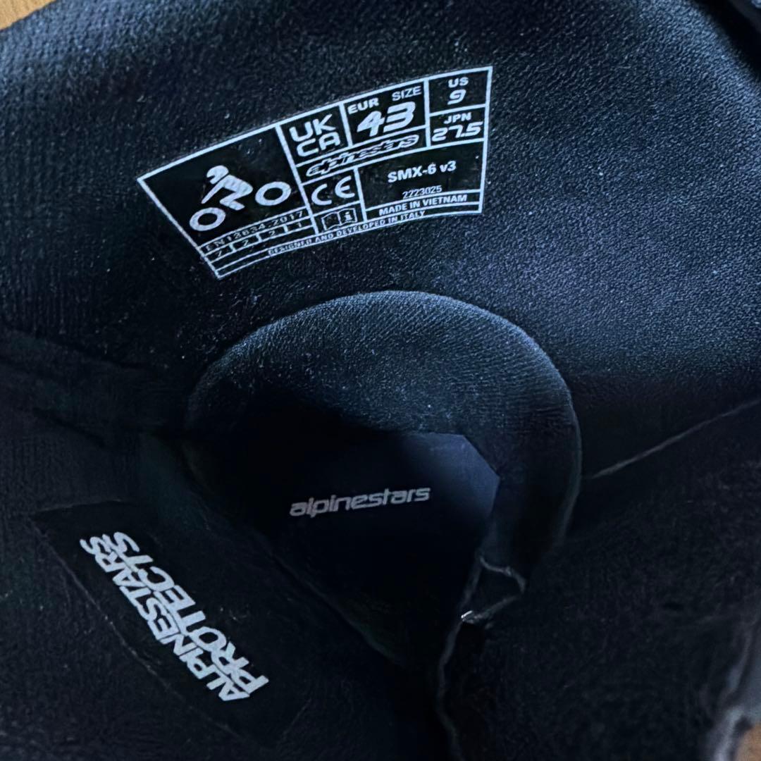 バイクウェア・装備 Alpinestars SMX-6 V3 27.5cm