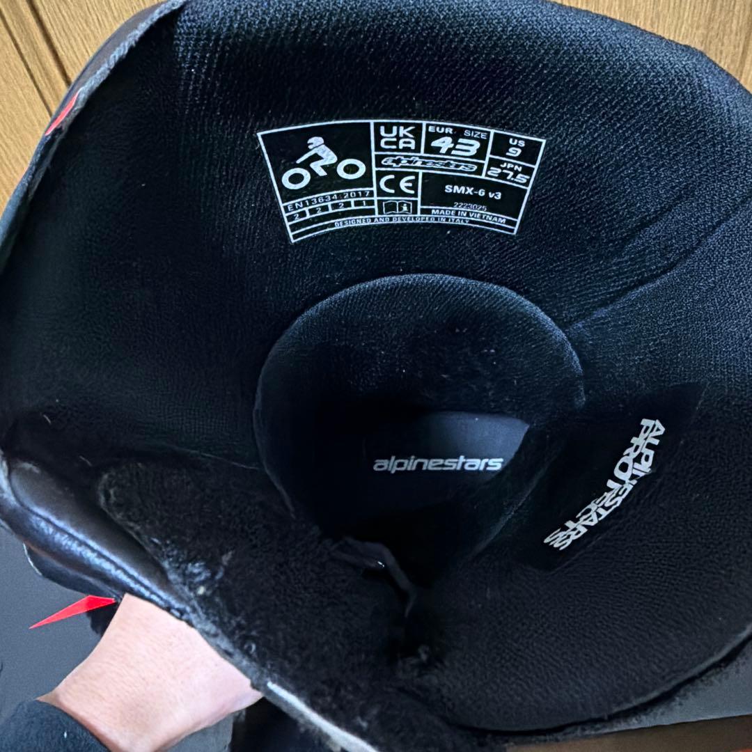 バイクウェア・装備 Alpinestars SMX-6 V3 27.5cm