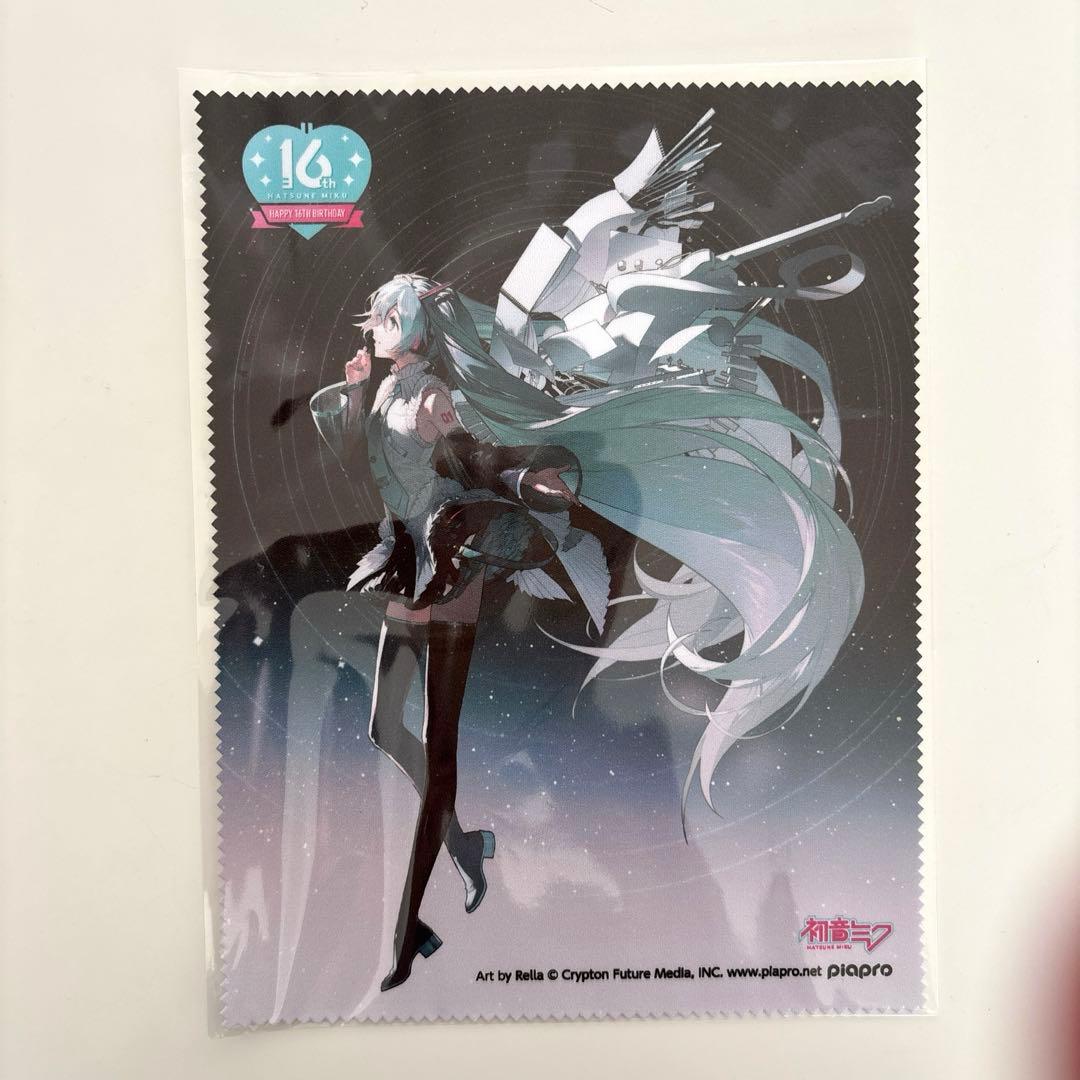 初音ミク】グラスコレクションファイル＋グラスクロス9枚(未開封