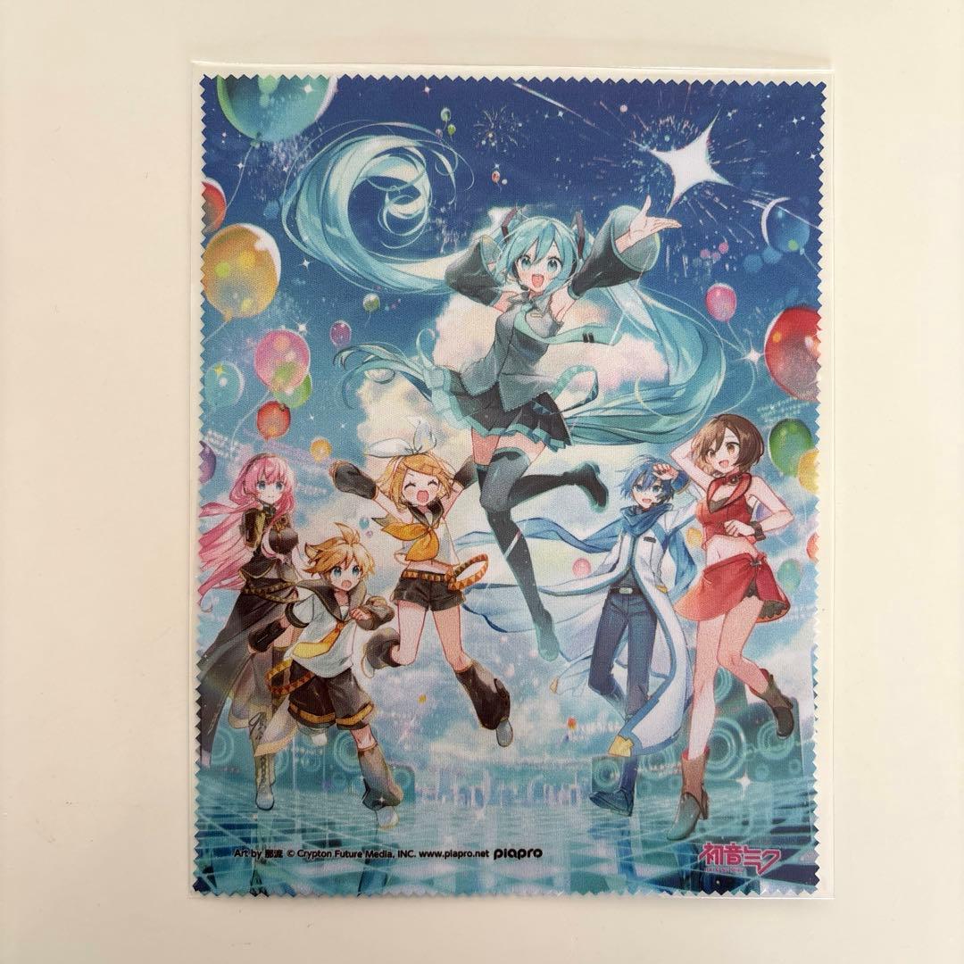 初音ミク】グラスコレクションファイル＋グラスクロス9枚(未開封