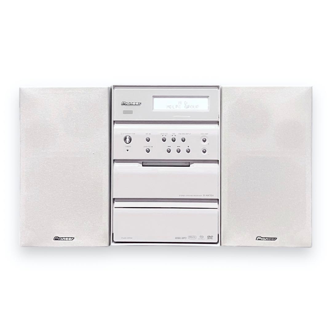 Pioneer パイオニア DVD CD MD コンポ XV-HA7DV-W - メルカリ