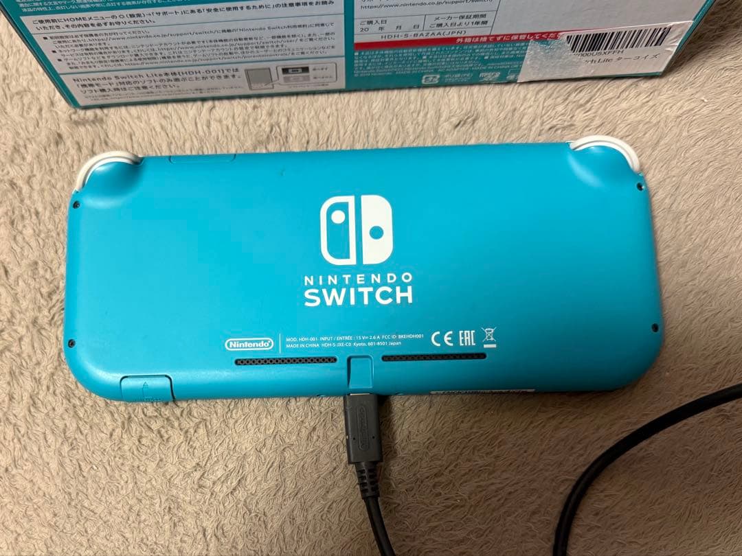 Nintendo Switch Lite ターコイズ 本体 - メルカリ