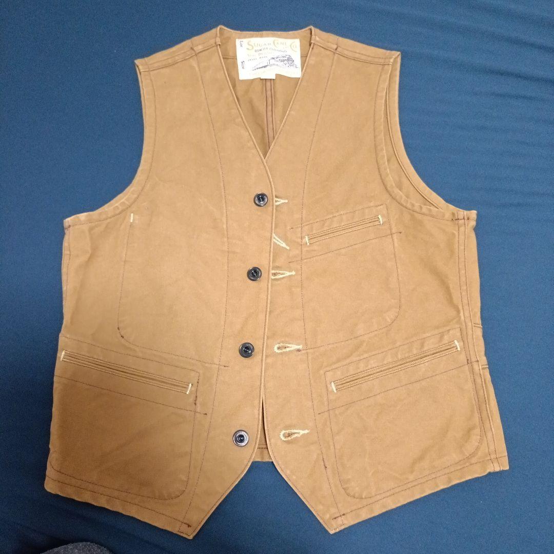 トップス SUGAR CANE SC14375 BROWN DUCK WORK VEST SUGAR CANE 13oz. BROWN DUCK WORK VEST SC14375 – HINOYA Online Store