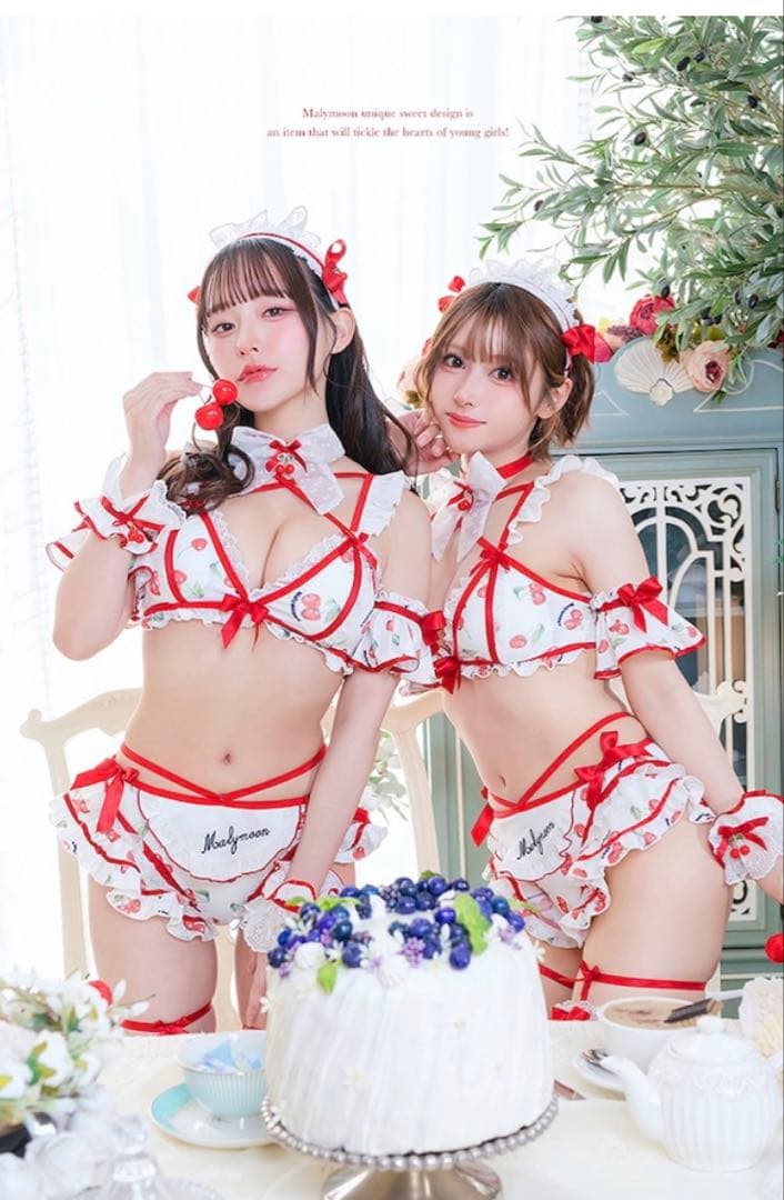 ホイップチェリーデザートビキニ Malymoon マリームーン - メルカリ